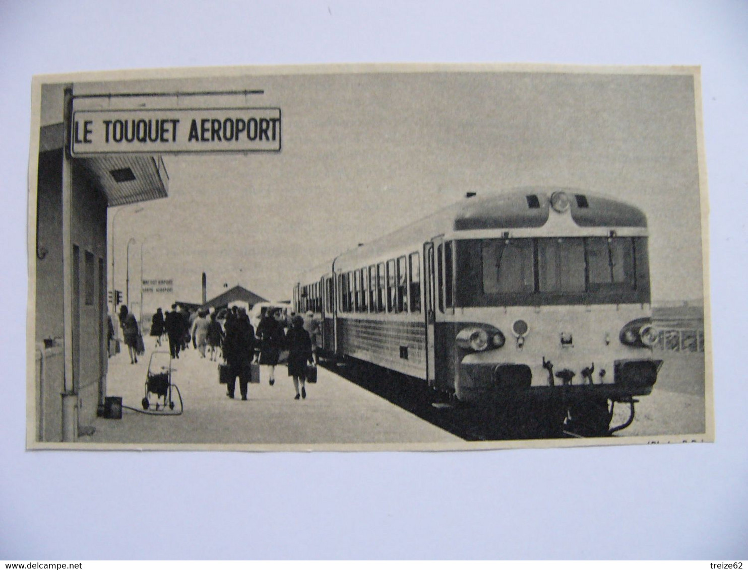 1969 Autorail En Gare SNCF De LE TOUQUET AEROPORT Le Touquet Paris Plage 62 - Sin Clasificación