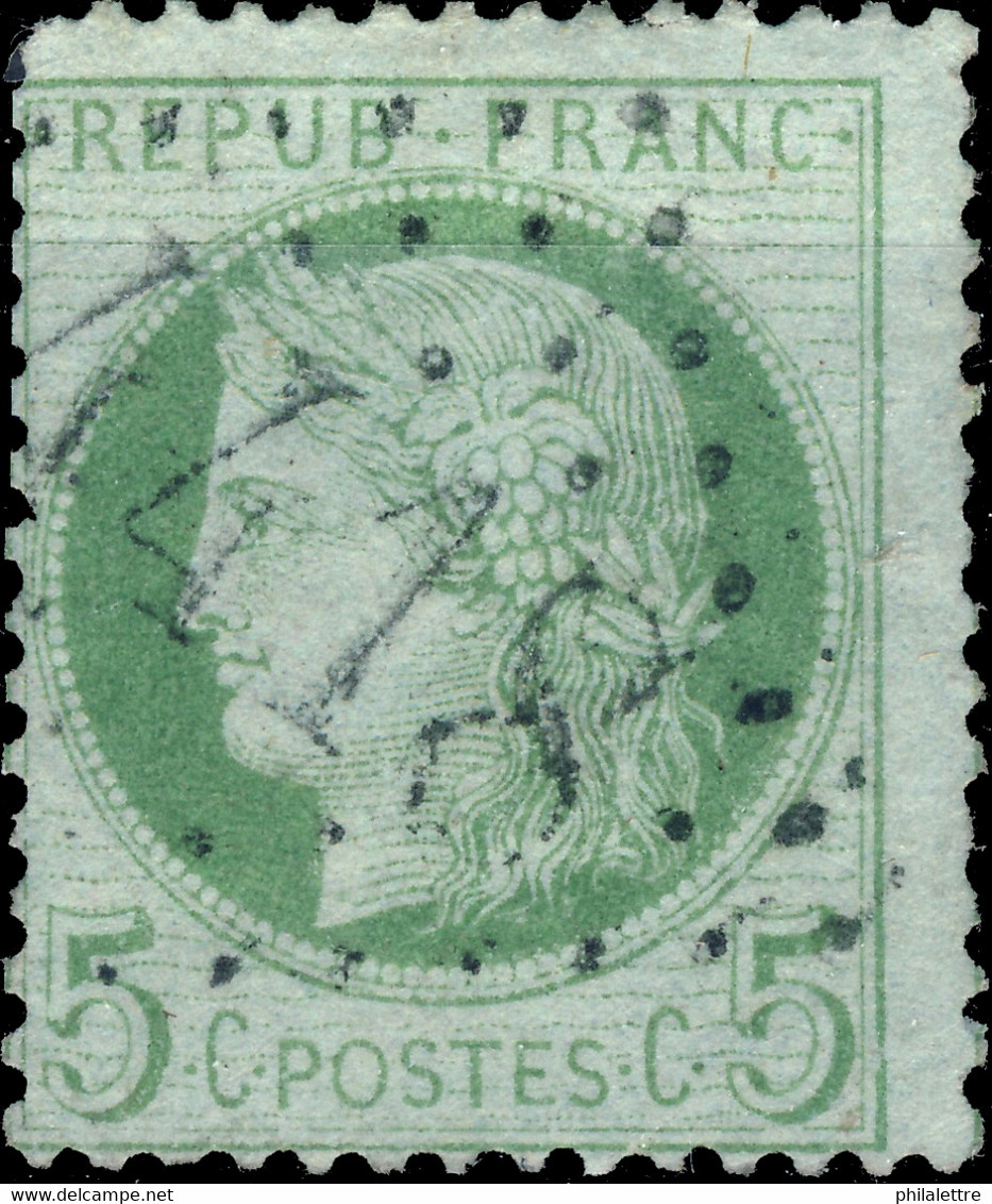 France - Yv.53 5c Cérès Dentelé - Obl. GC 4418 (ind. 8, BRAUX, Alpes De Haute Provence) B - Otros & Sin Clasificación