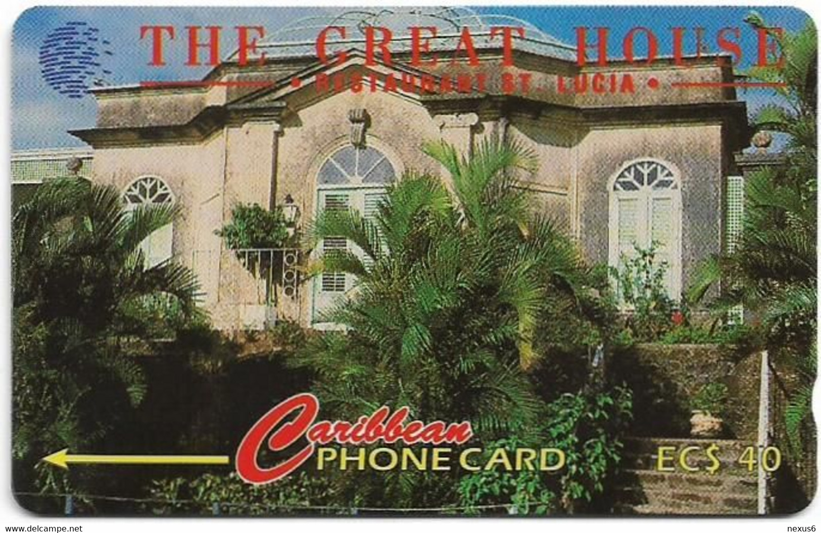 St. Lucia - The Great House - 17CSLB - 1995, 10.000ex, Used - St. Lucia