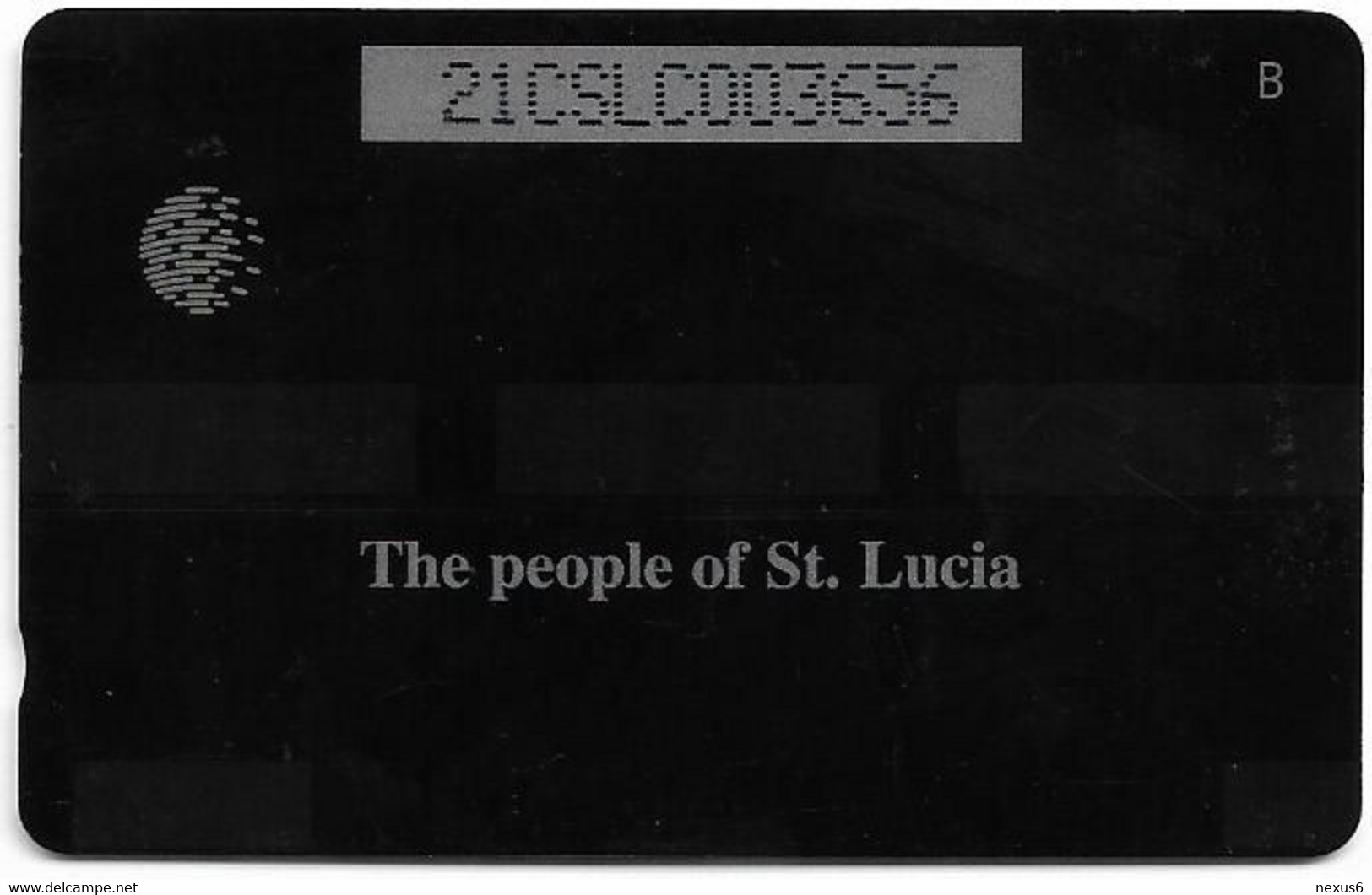 St. Lucia - People Of St. Lucia - 21CSLC - 1995, 19.700ex, Used - Santa Lucía