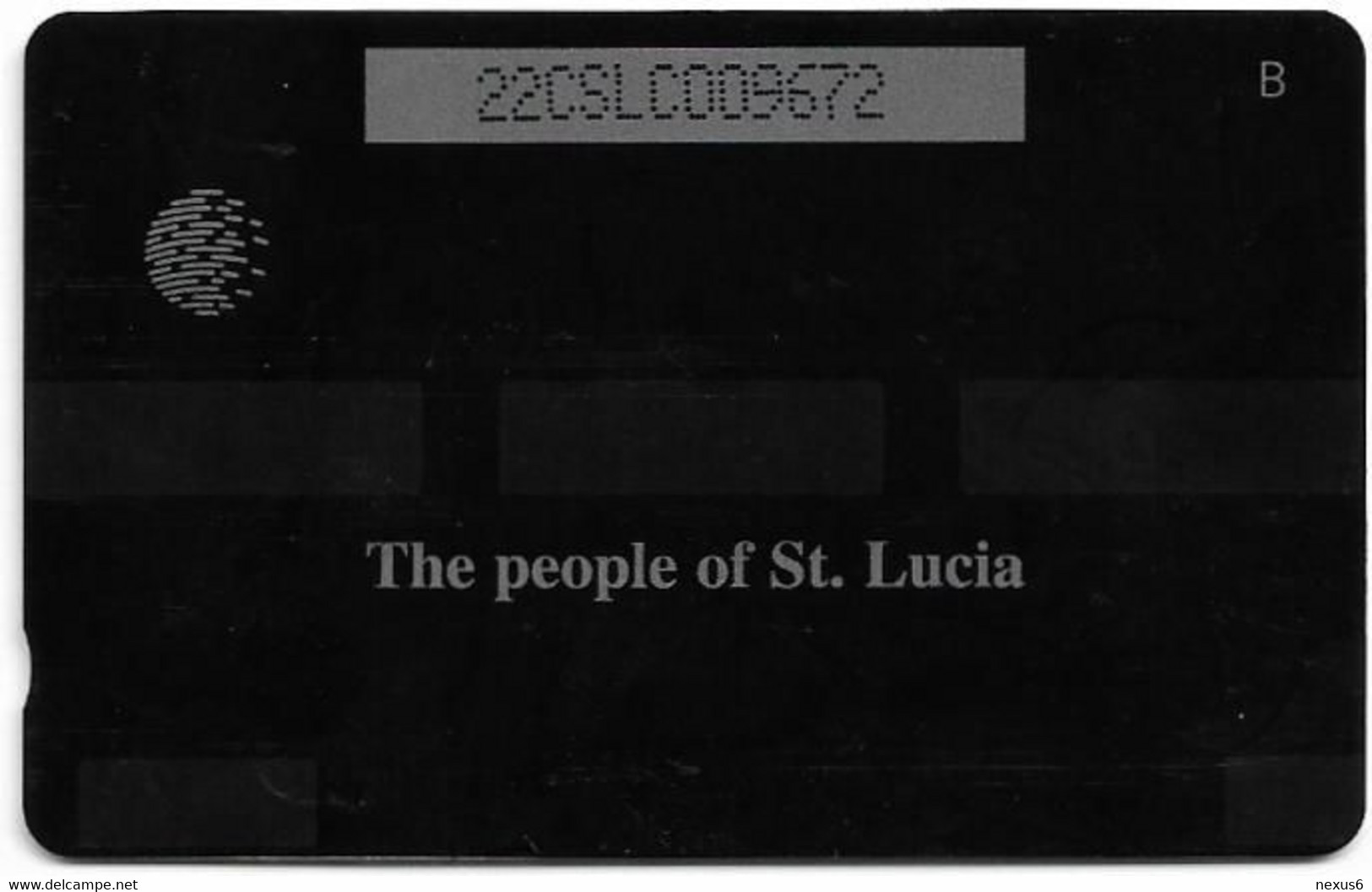 St. Lucia - People Of St. Lucia, Diamond Falls - 22CSLC - 1995, 19.900ex, Used - Sainte Lucie