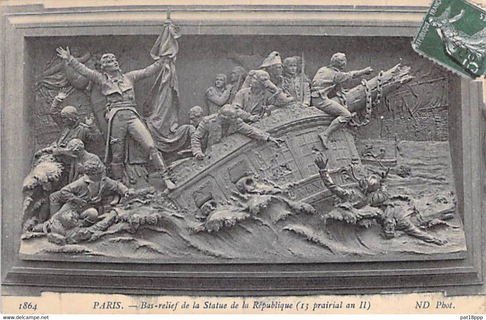 ** Petit Lot De 5 Cartes ** 75 - PARIS - MONUMENTS : STATUES Différentes - CPA - Seine - Statues