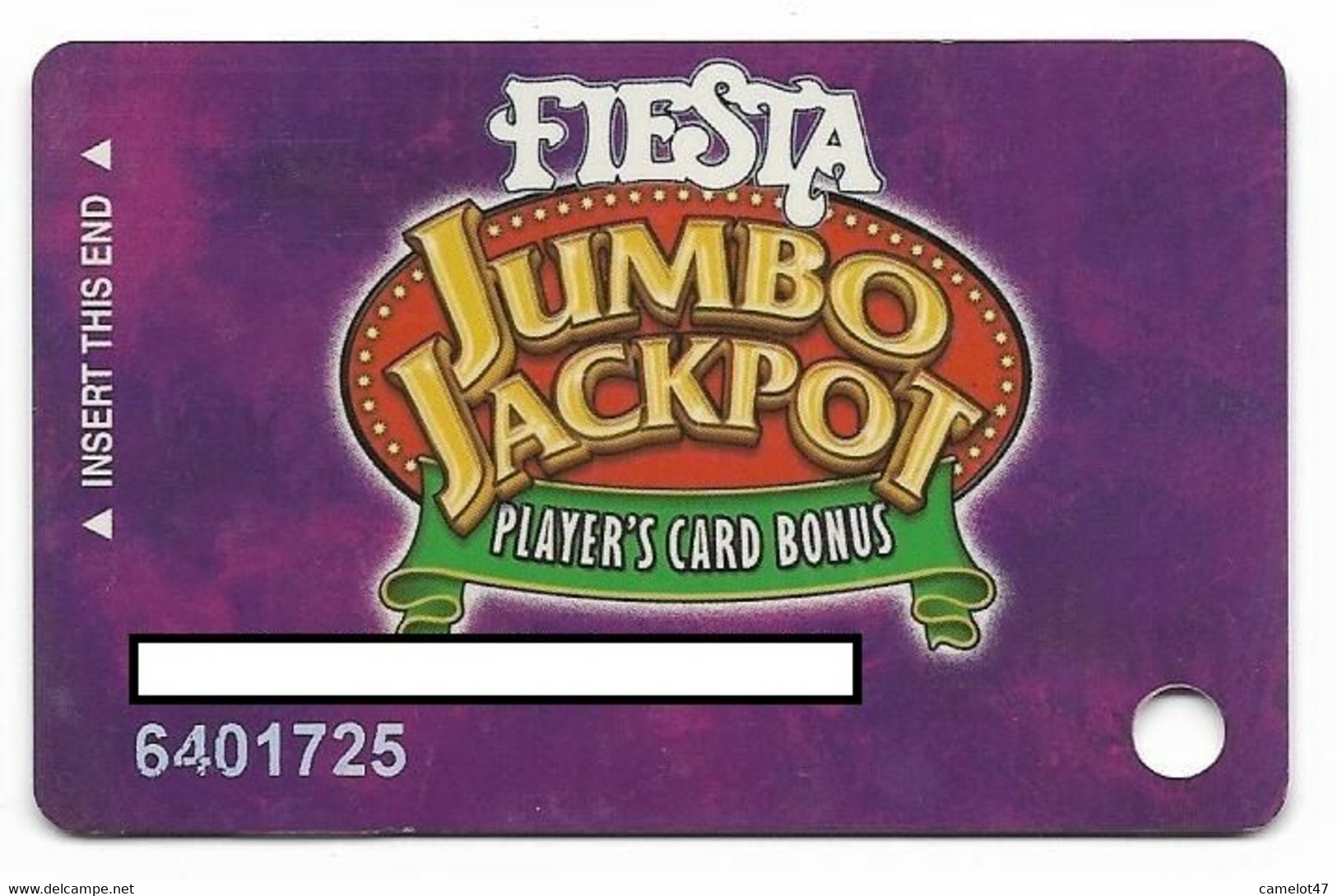 Fiesta Casino, Las Vegas & Henderson, NV, Older Used Slot Or Player's Card, # Fiesta-4 - Casino Cards
