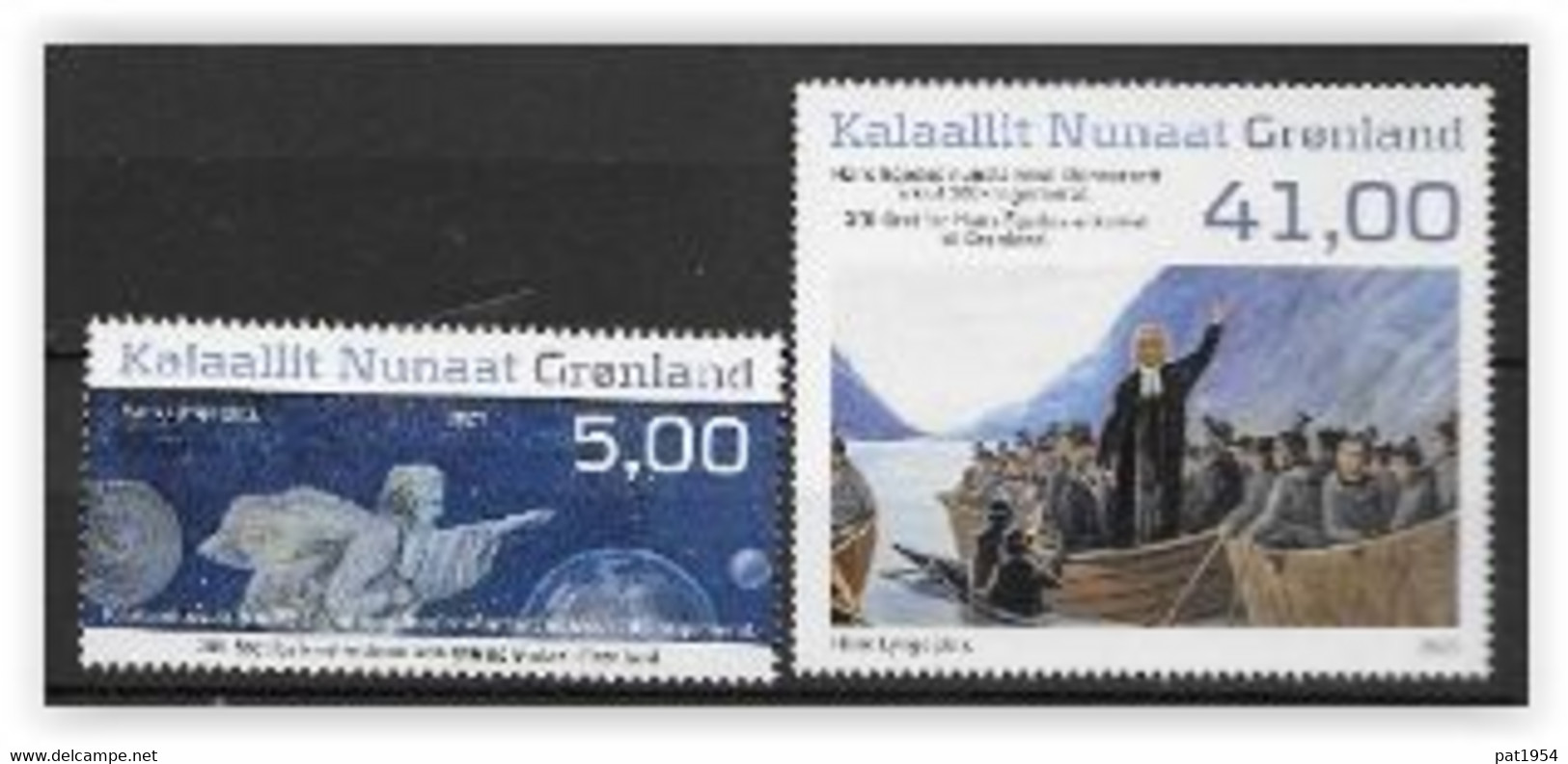 Groënland 2021, N°849/850 Neufs Christianisme - Unused Stamps