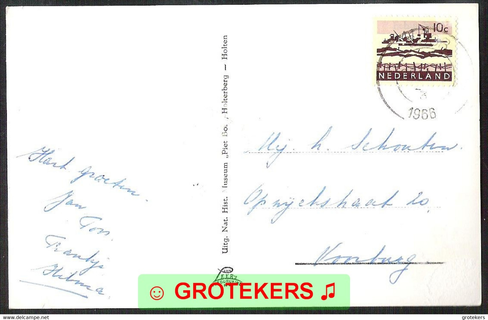 HOLTEN Holterberg Wandelpaadje 1966 - Holten