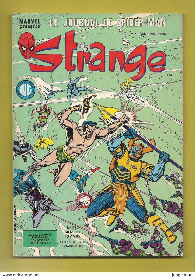 Strange N° 217 - Editions Lug à Lyon - Janvier 1988 - BE - - Strange