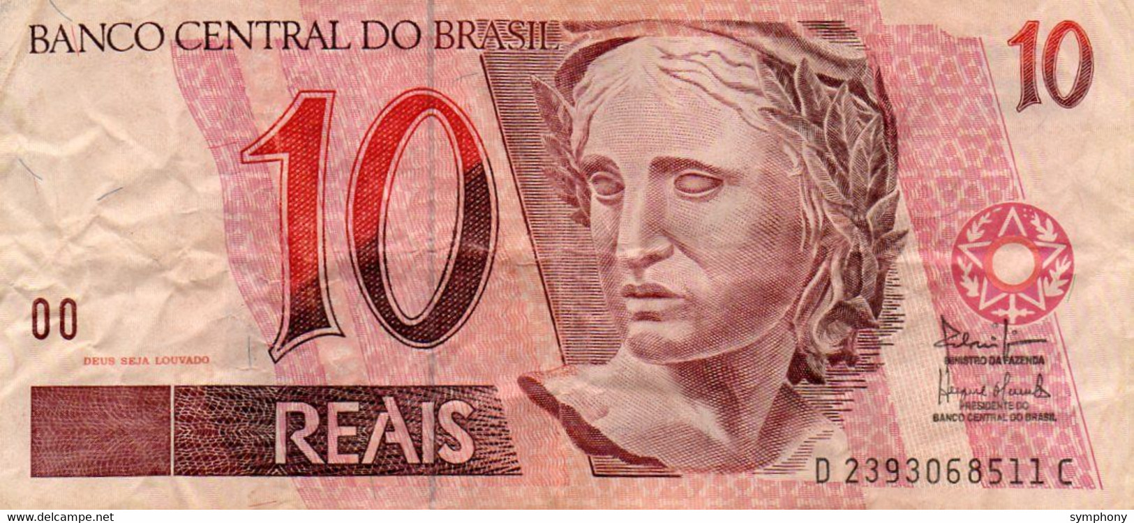 Brésil - Billet De 10 Reais - Banco Central Do Bresil - - Other - America