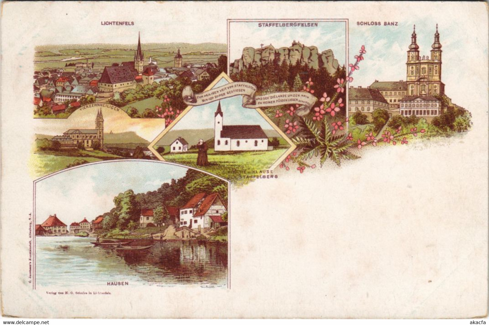 CPA AK Lichtenfels Souvenir GERMANY (1109270) - Lichtenfels