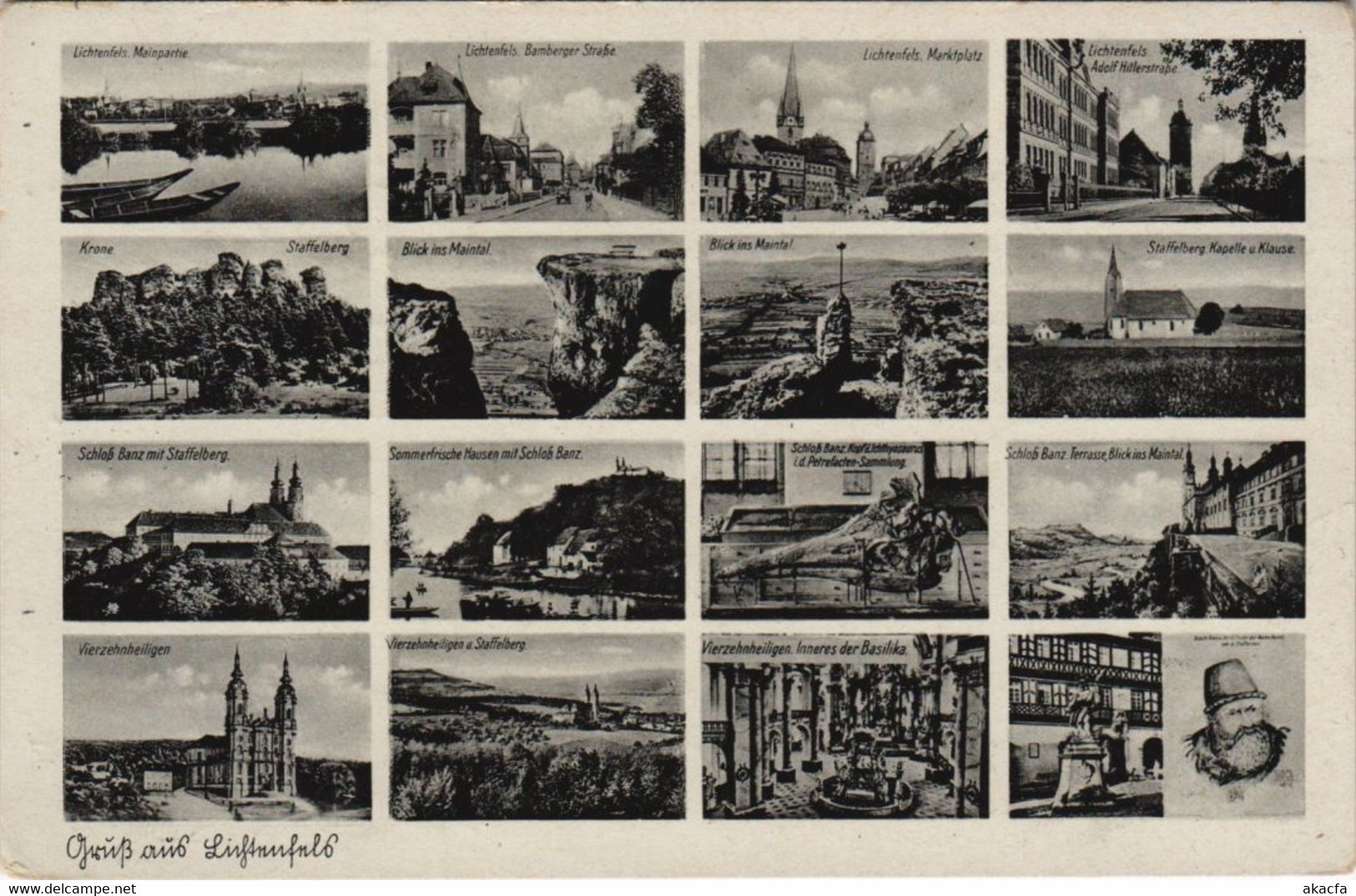 CPA AK Lichtenfels Souvenir GERMANY (1109274) - Lichtenfels