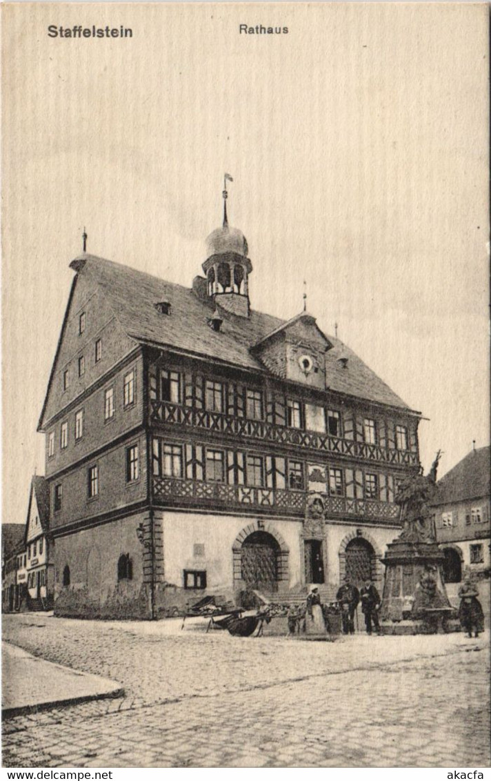 CPA AK Staffelstein Rathaus GERMANY (1109286) - Staffelstein