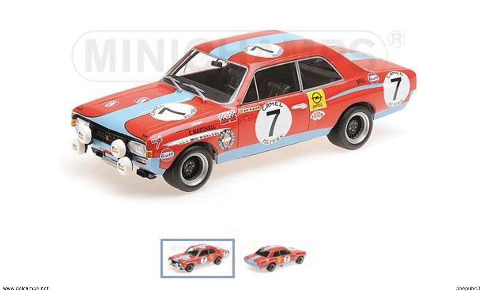 Opel Commodore A - Joossens/Marshall - 24h Spa 1972 #7 - Minichamps (1:18) - Minichamps