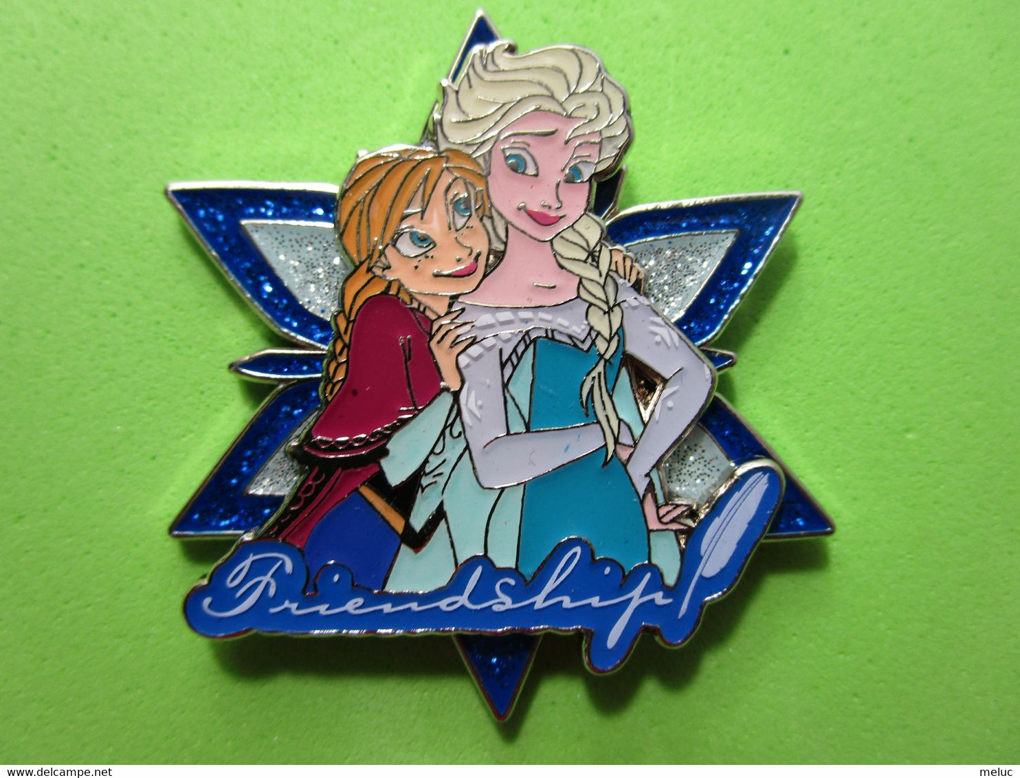 Gros Pin's BD Disney Elsa & Anna (Double Moule) La Reine Des Neiges - 7C20 - Disney