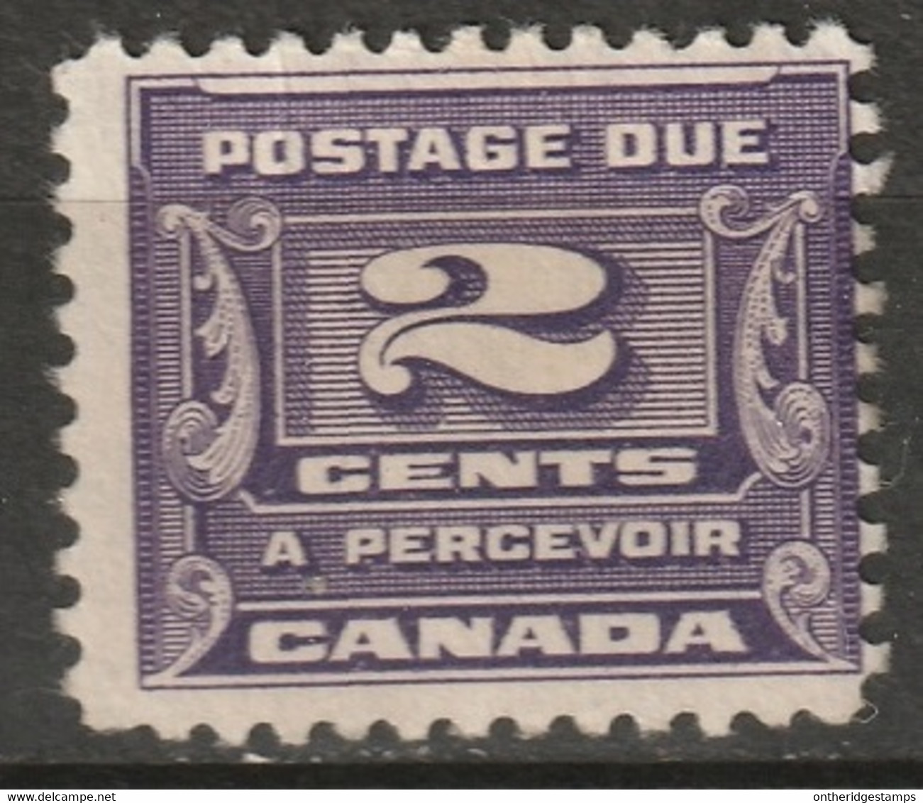 Canada 1933 Sc J12  Postage Due MH* - Portomarken