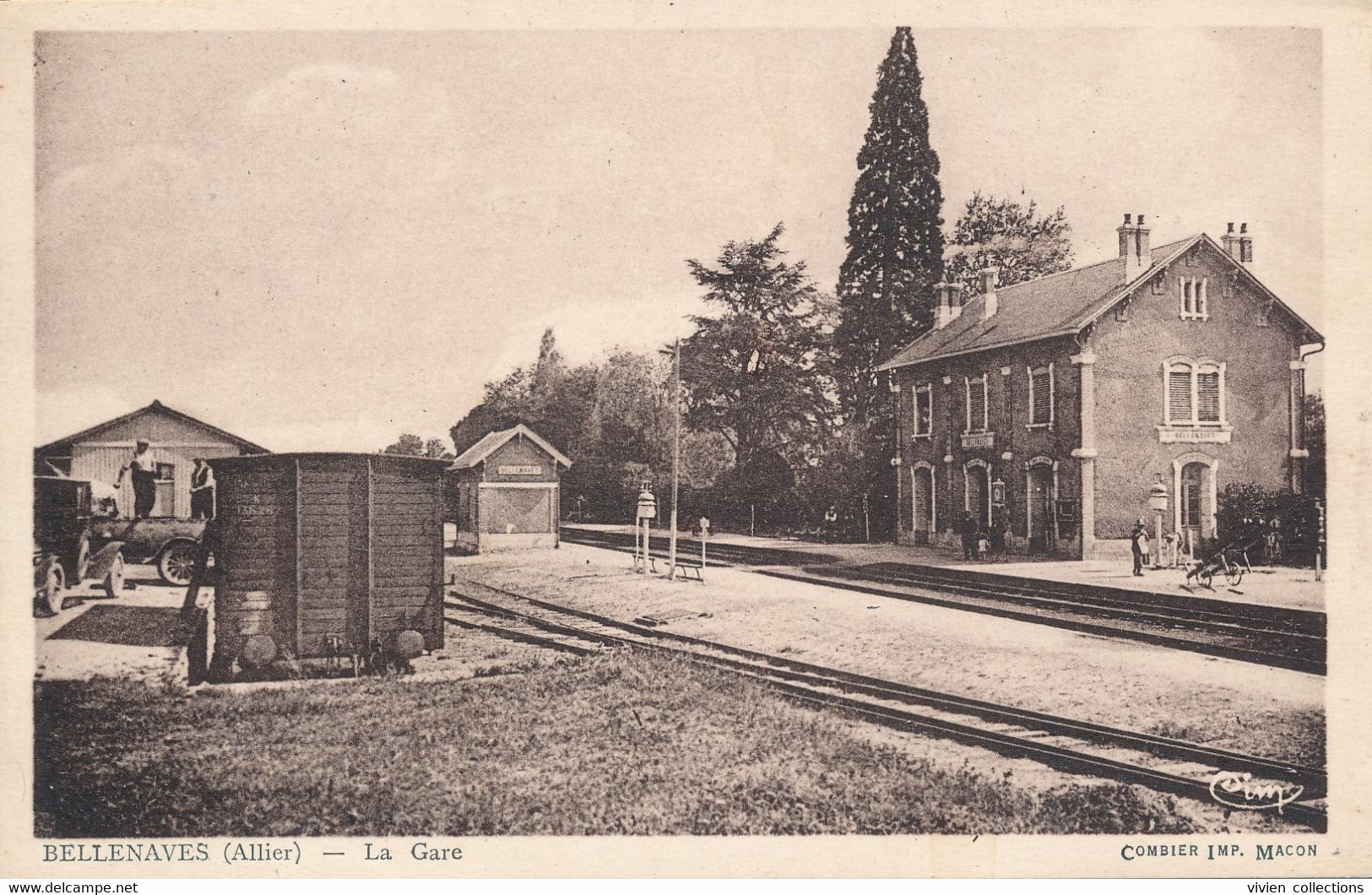 Bellenaves (03 - Allier) La Gare - édit. Combier - Sonstige & Ohne Zuordnung