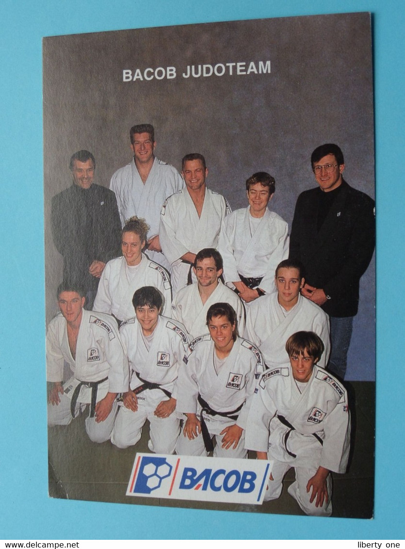 JUDOTEAM ( BACOB ( Zie/voir Foto ) Anno 19?? ( Blanco Achterzijde ) België ! - Kampfsport