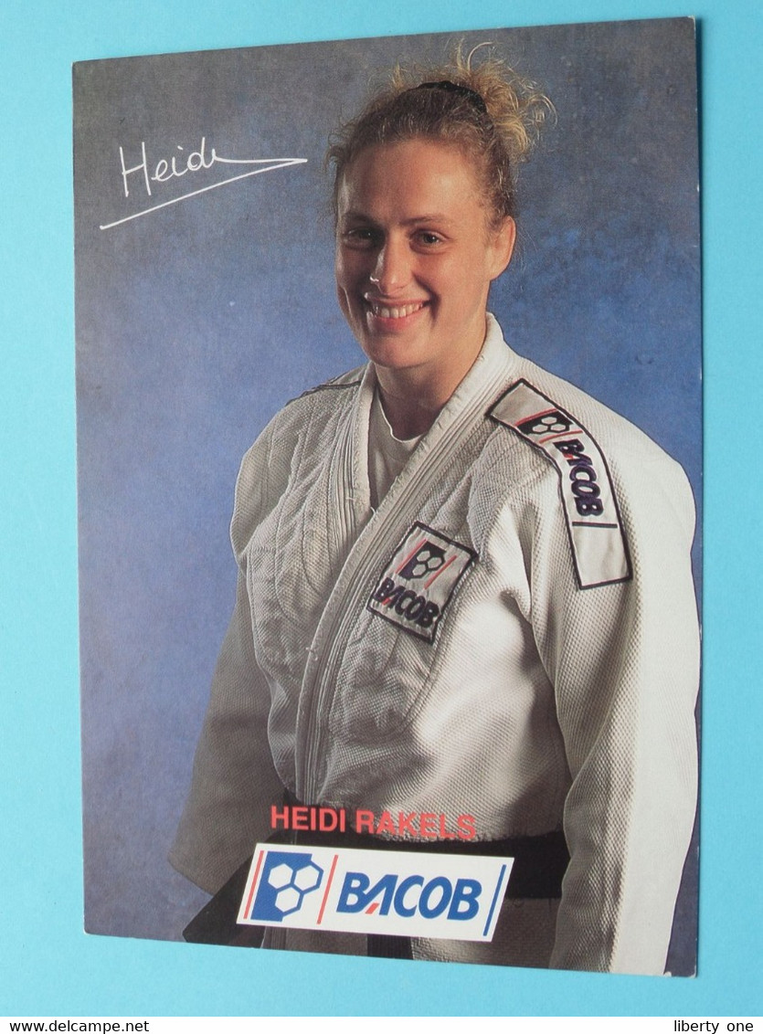 HEIDI RAKELS ( BACOB ( Zie/voir Foto ) Anno 19?? ( Blanco Achterzijde ) België ! - Artes Marciales