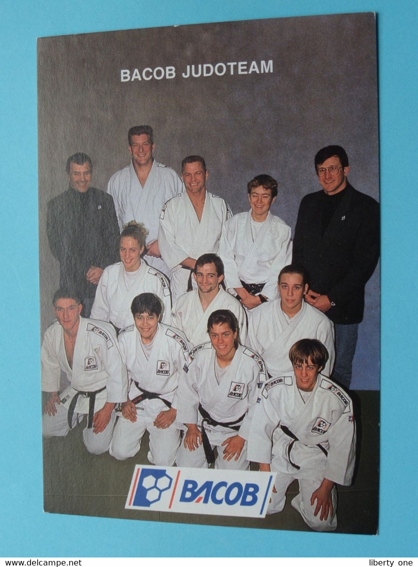 JUDOTEAM ( BACOB ( Zie/voir Foto ) Anno 19?? ( Blanco Achterzijde ) België ! - Martiaux