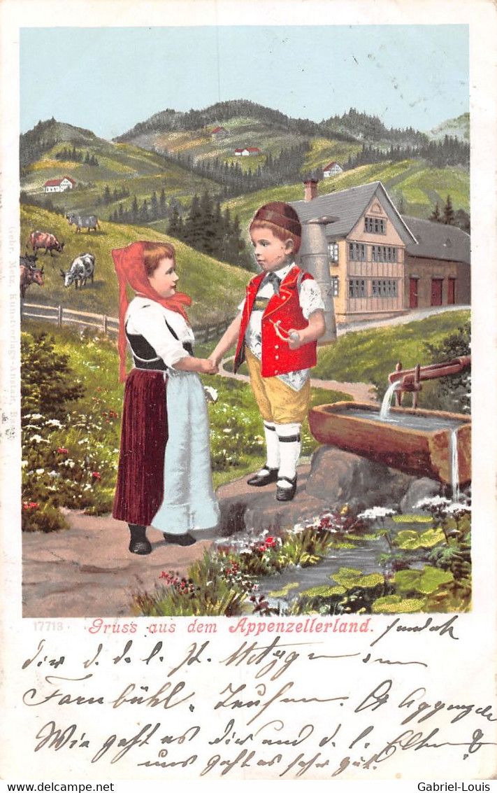 Gruss Aus Dem Appenzellerland - Teufen 1903 - Kinder In Traditionellen Tracht - Appenzell - Trachten - Appenzell