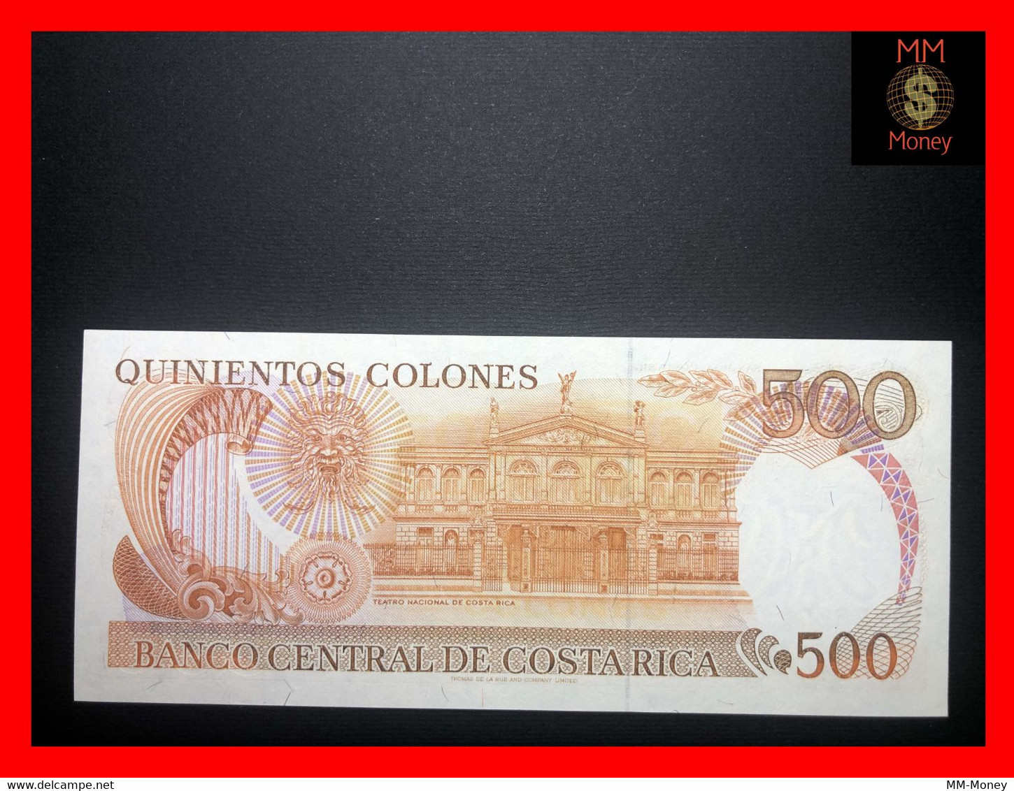 COSTA RICA 500 Colones 14.6.1989  P. 255    UNC - Costa Rica