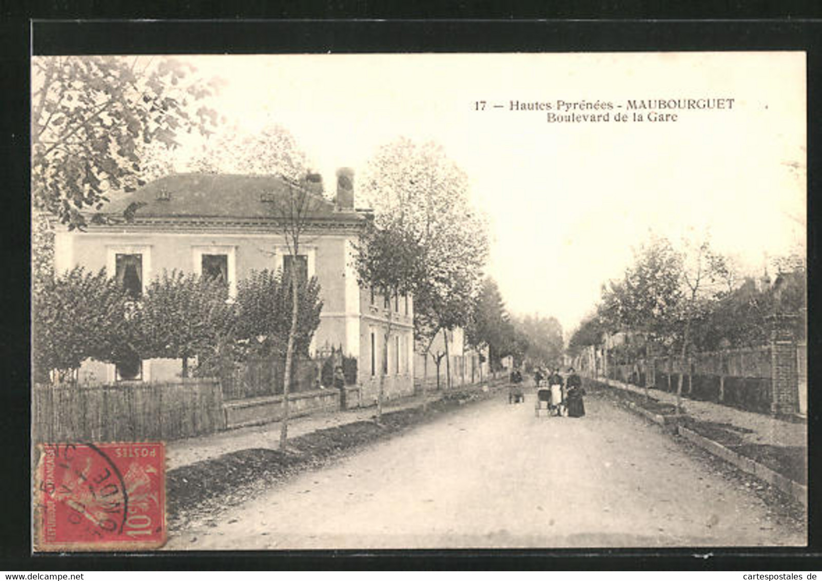 CPA Maubourguet, Boulevard De La Gare - Maubourguet