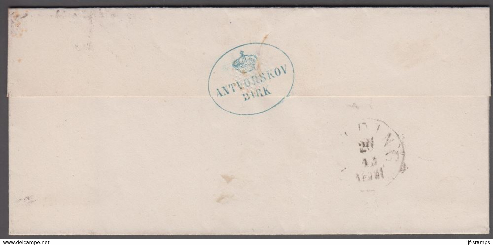 1871. DANMARK. Tjeneste. 4 SK.  Cancelled SLAGELSE 19 12 4POST To Kolding. Sender Can... (Michel Di 2A) - JF421551 - Officials