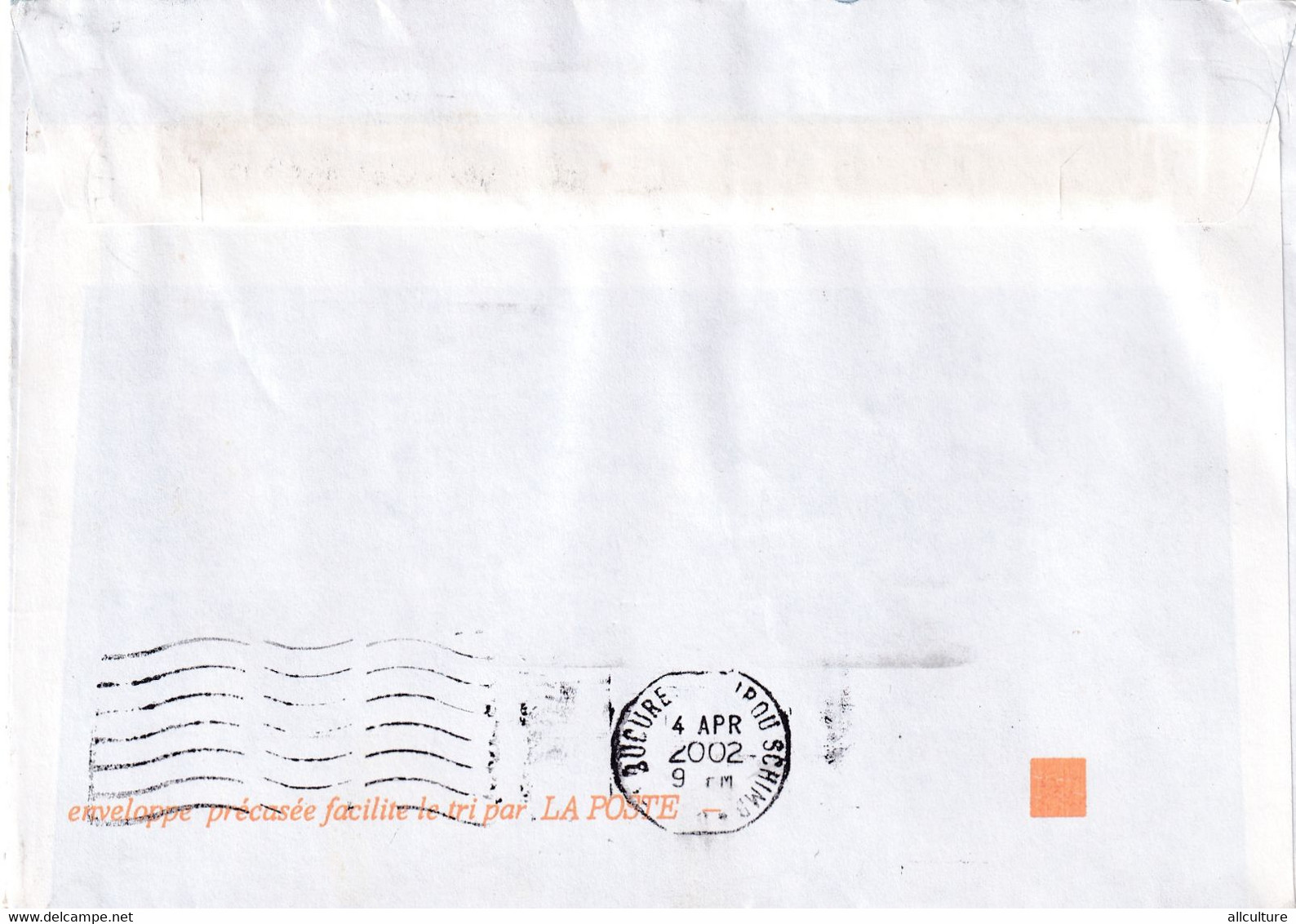 A9400 - LETTER FROM PARIS LA CHAPELLE 2002 REPUBLIK FRANCAISE USED STAMPS ON COVER SENT TO BUCHAREST ROMANIA - Covers & Documents