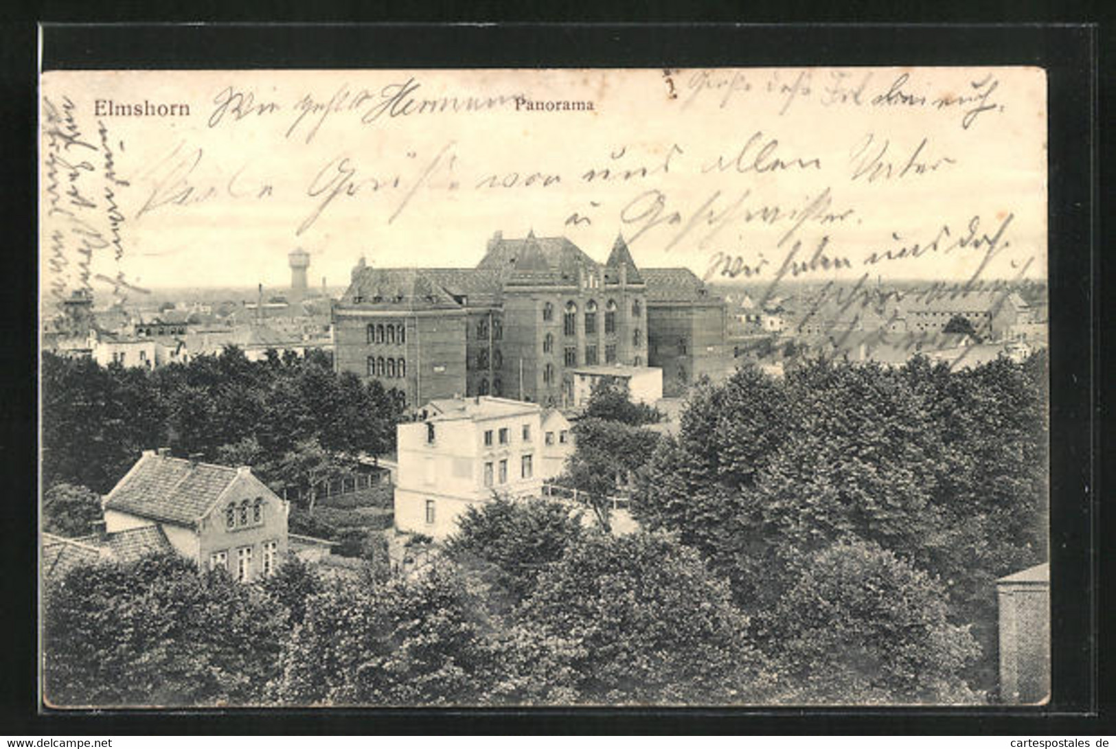 AK Elmshorn, Panoramablick über Die Stadt - Elmshorn