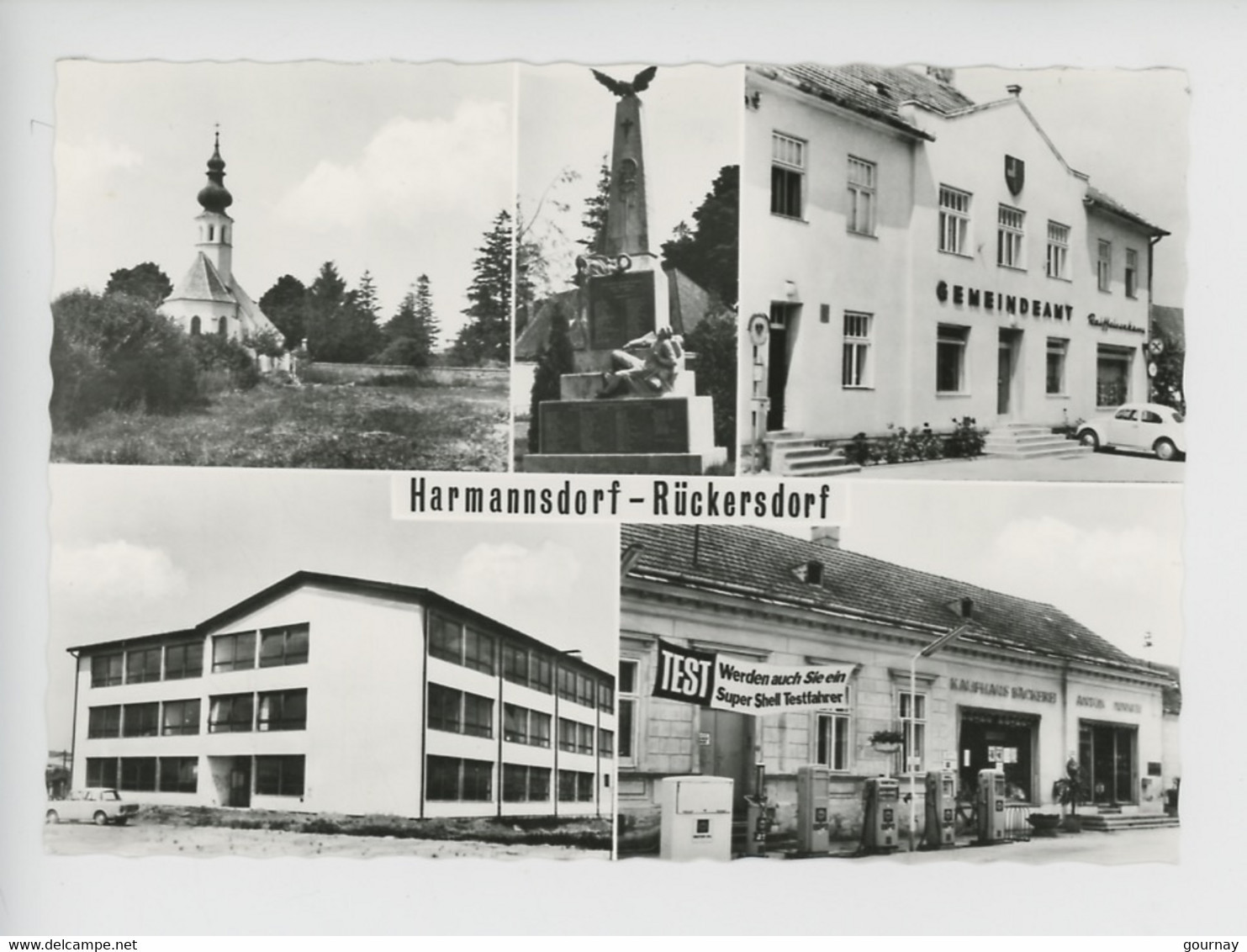 Autriche:  Harmannsdorf-Ruckersdorf (multivues Cp Vierge) - Korneuburg