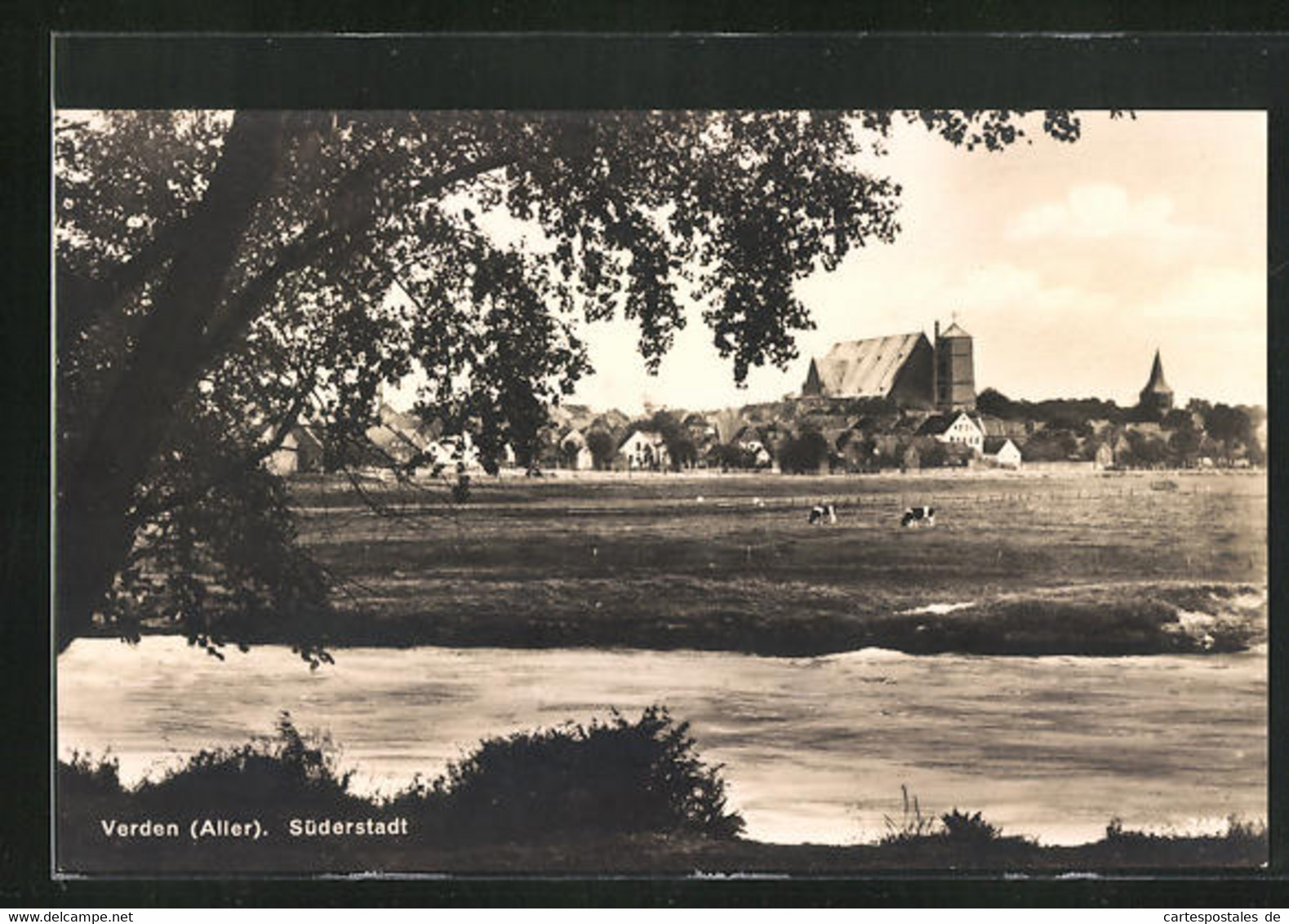 AK Verden (Aller), Süderstadt Aus Der Ferne - Verden