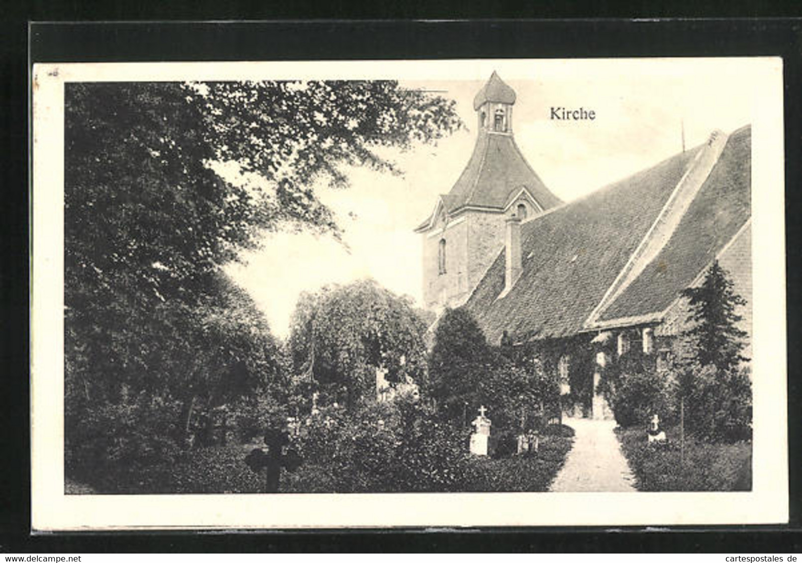 AK Oldenburg I. H., Kirche Mit Friedhof - Oldenburg (Holstein)