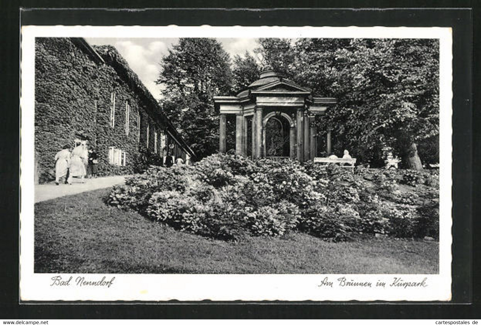 AK Bad Nenndorf, Am Brunnen Im Kurpark - Bad Nenndorf