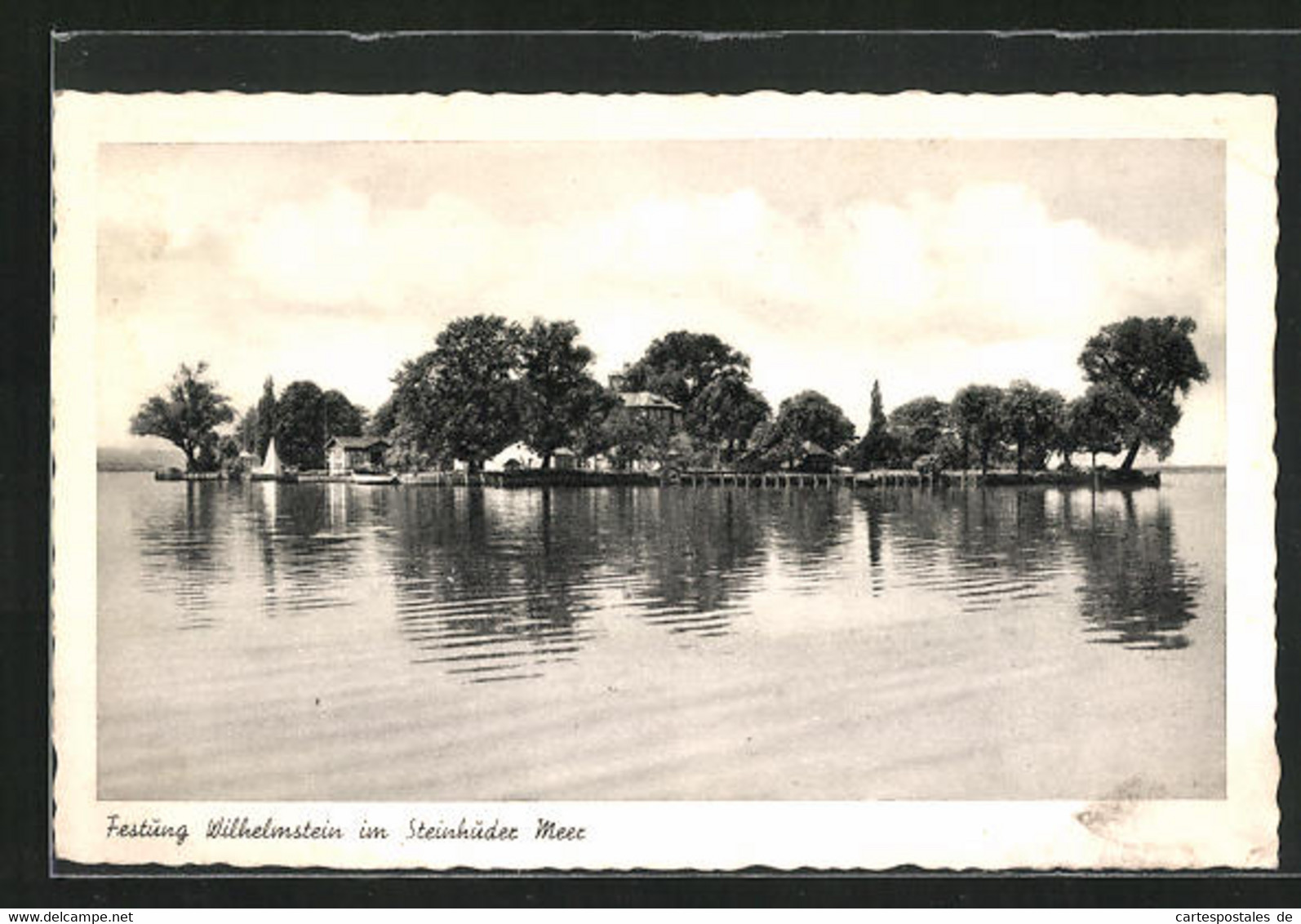 AK Steinhude Am Meer, Blick Zur Festung Wilhelmstein - Steinhude