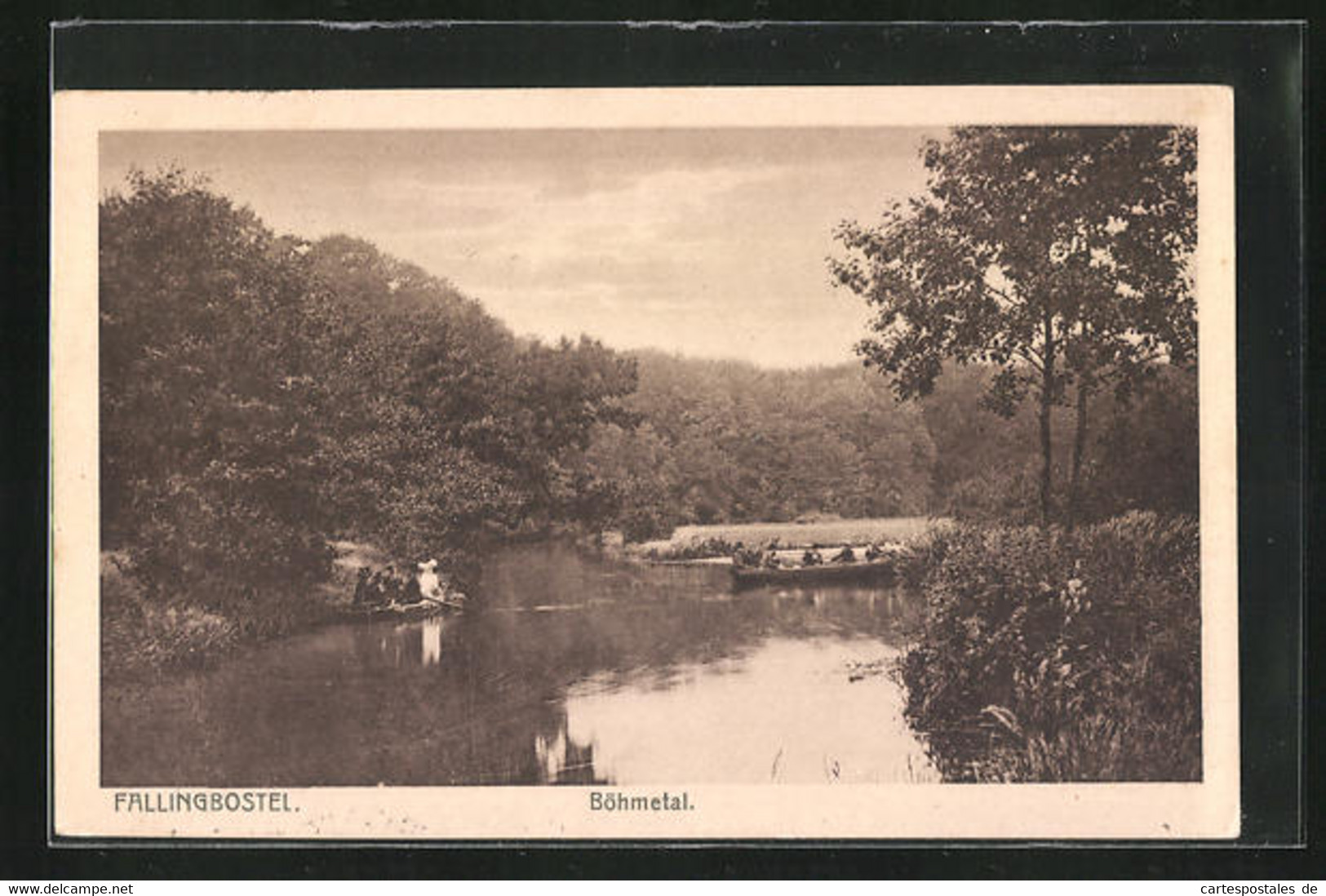 AK Fallingbostel, Ruderpartie Auf Dem Fluss - Fallingbostel