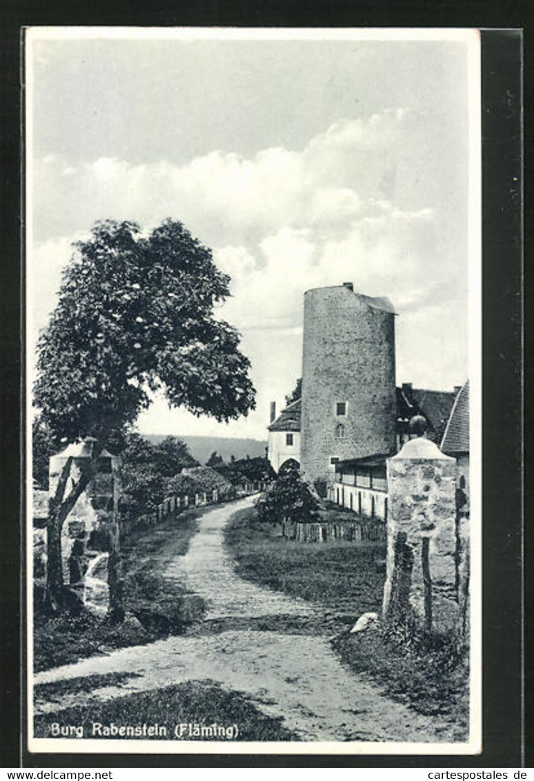 AK Rabenstein / Fläming, Burg, Strassenpartie - Burg (Spreewald)