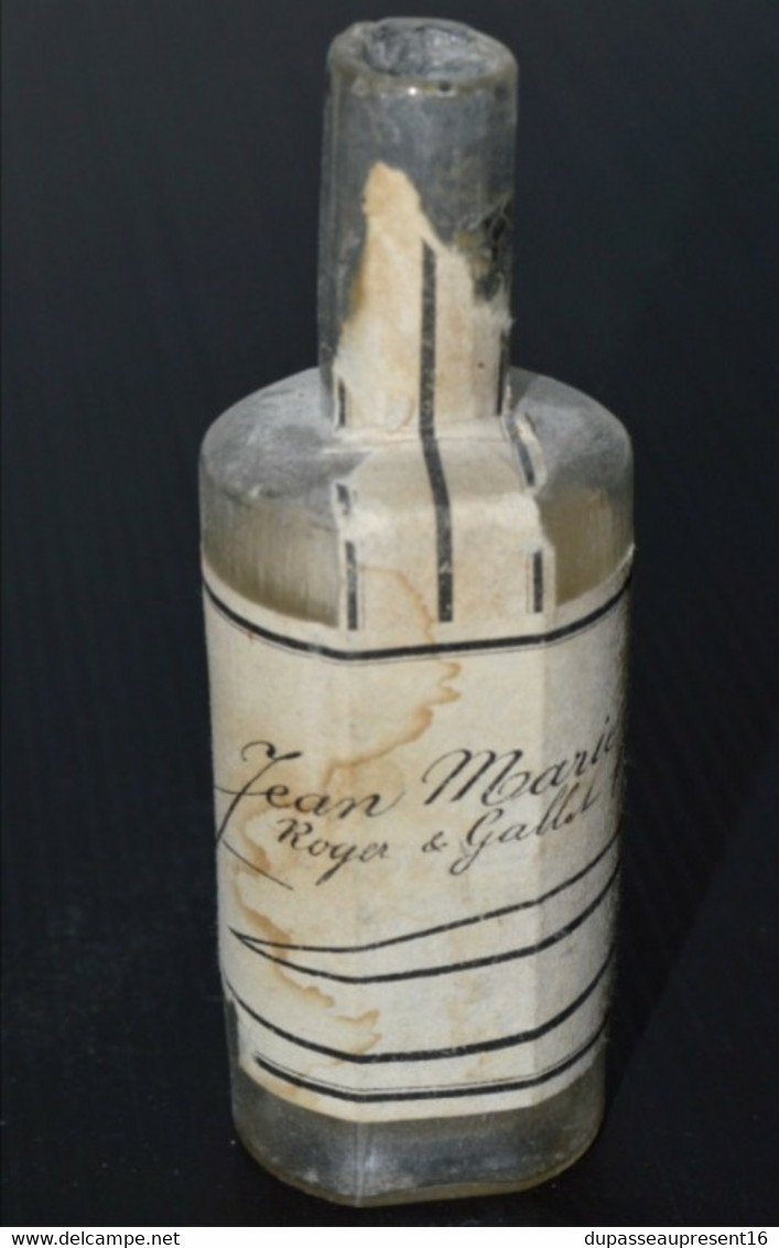 ANCIEN FLACON Parfum JEAN MARIE FARINA ROGER Et GALLET Successeur XIXe Vitrine Collection Déco Vitrine - Frascos (vacíos)