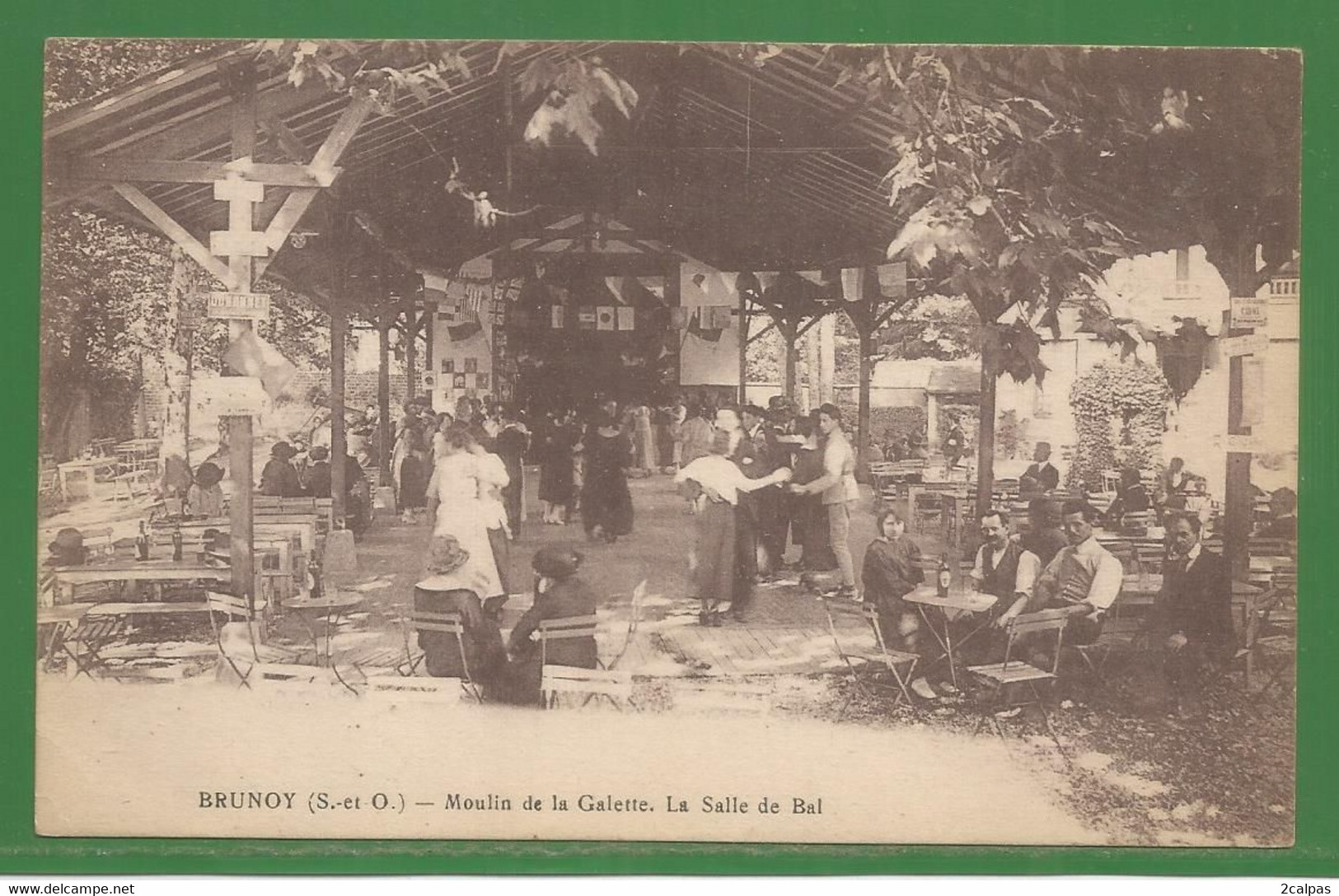 91 - Essonne - Brunoy - Carte Peu Courante : Moulin De La Galette - La Salle De Bal - Brunoy