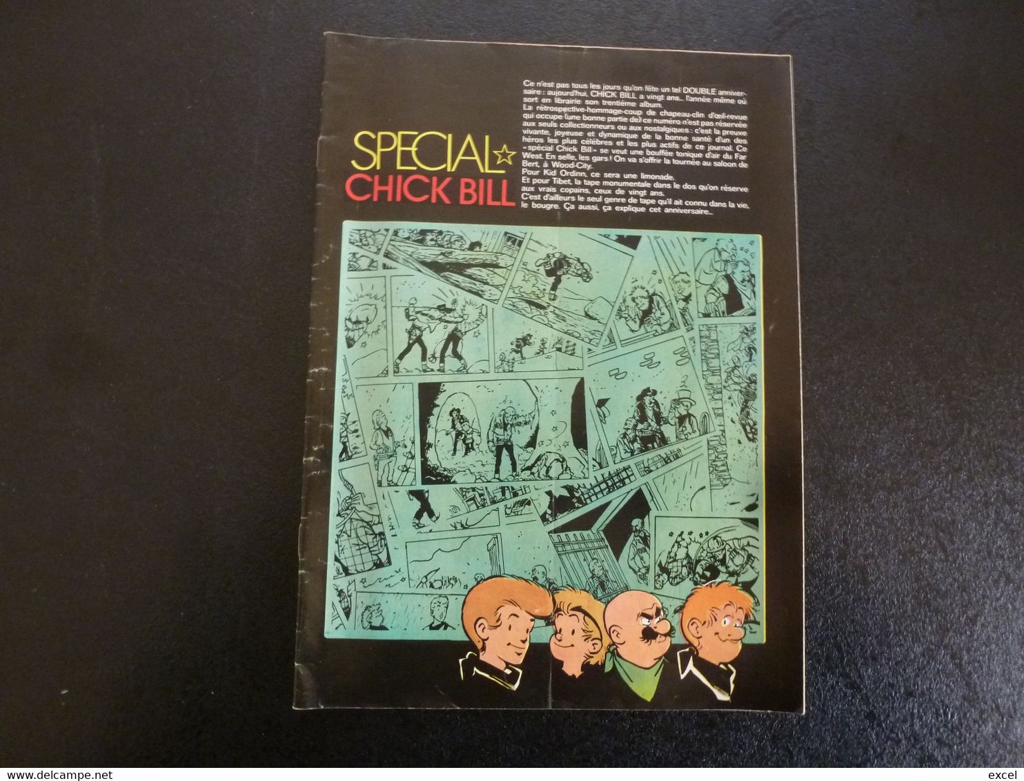 Spécial Chick Bill Hommage Supplément Journal Tintin - Quick Et Flupke