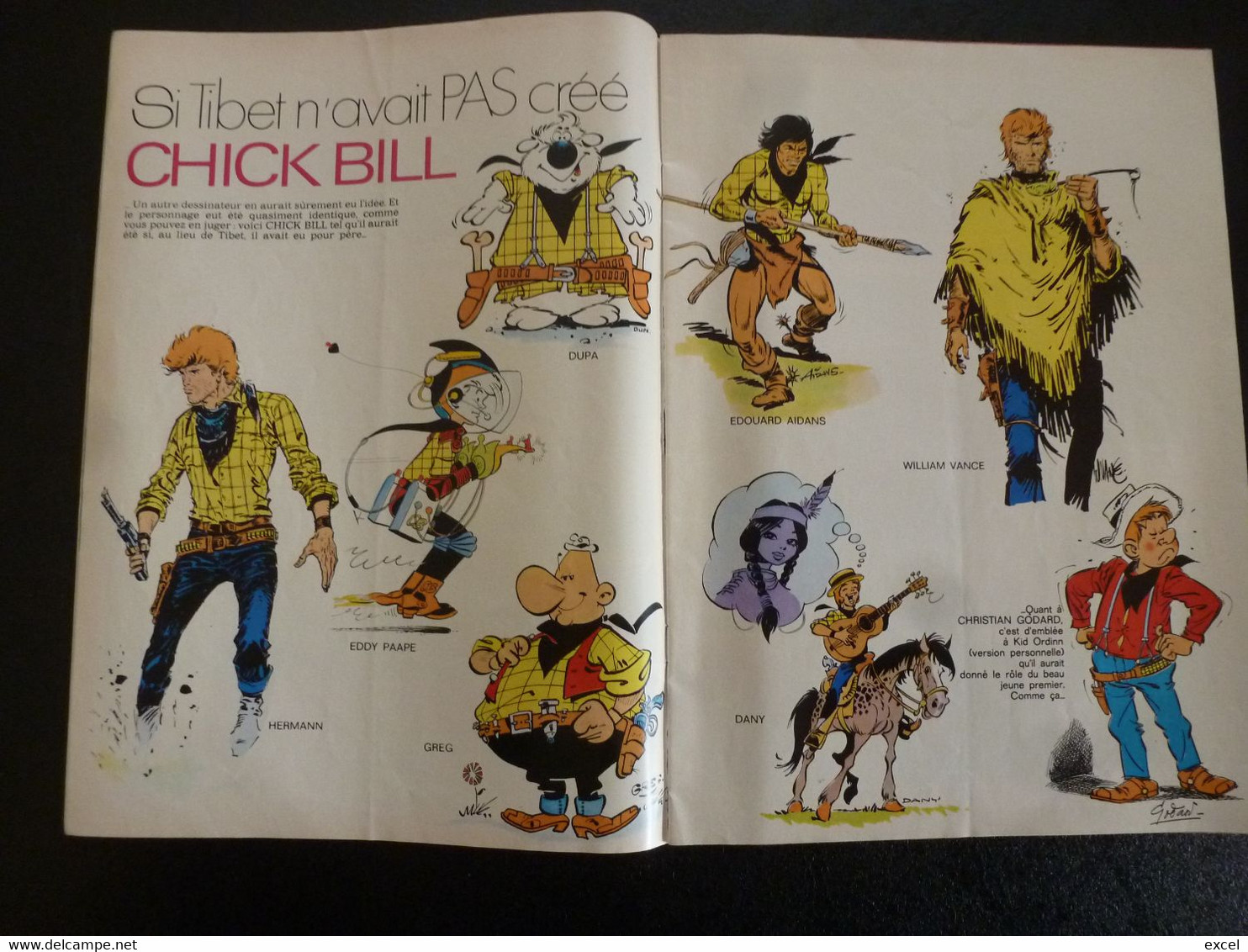 Spécial Chick Bill Hommage Supplément Journal Tintin - Quick Et Flupke