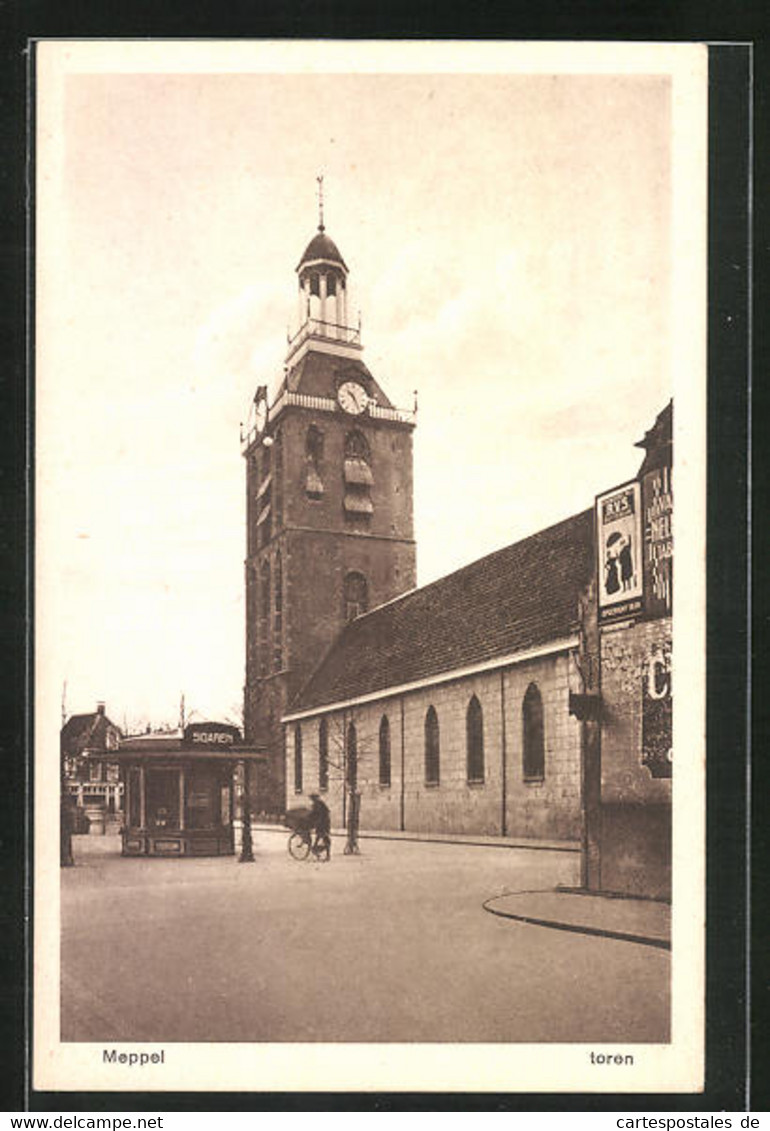 AK Meppel, Toren, Ortspartie - Meppel