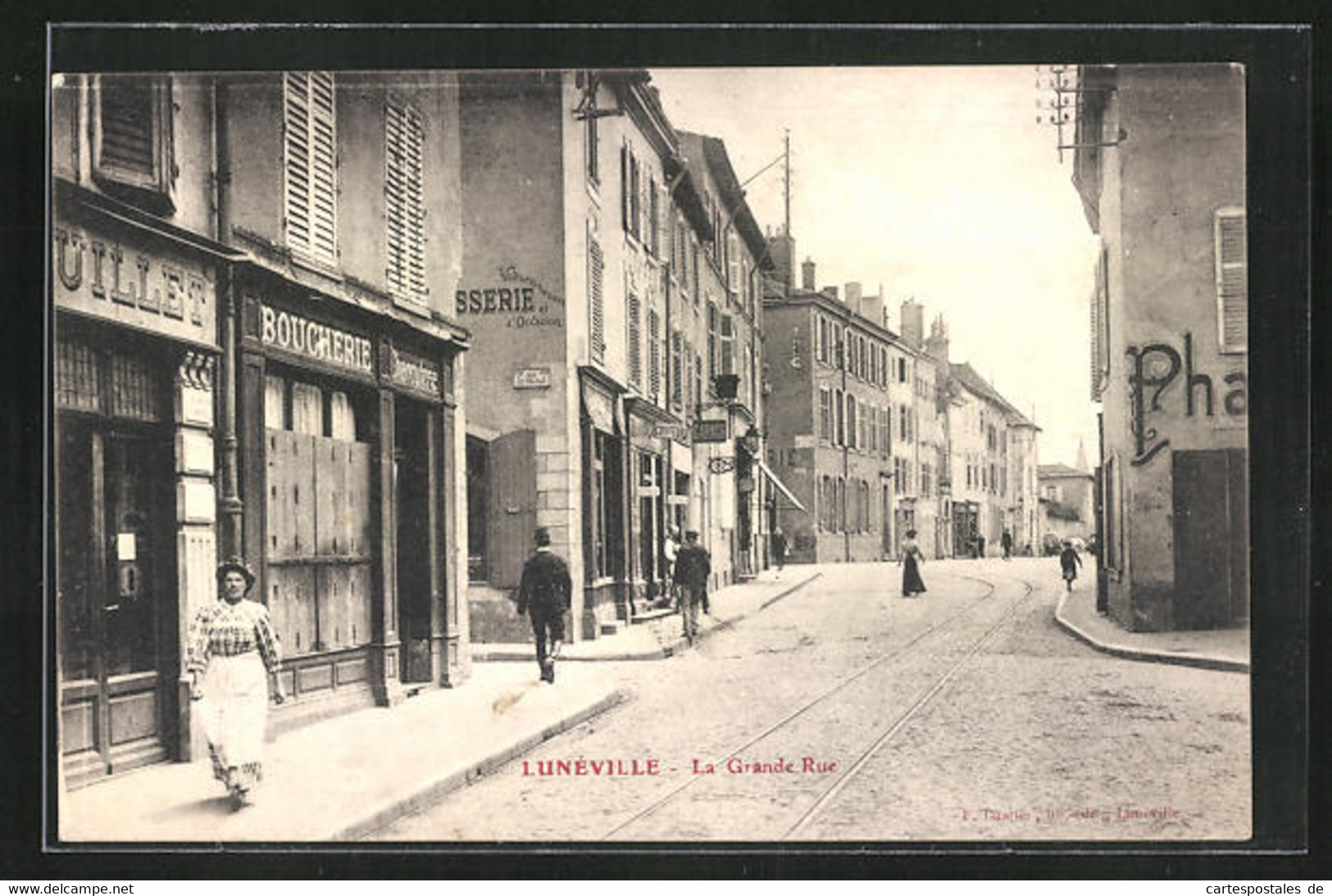 CPA Lunéville, La Grande Rue - Sonstige & Ohne Zuordnung