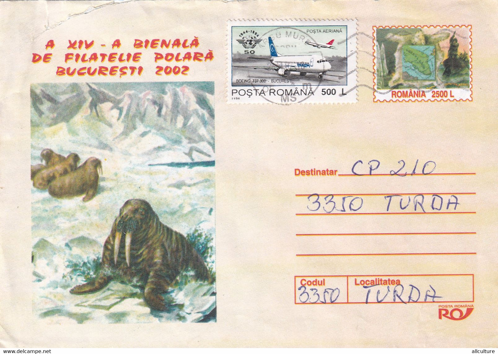 A9514- POLAR PHYLATELY BUCHAREST 2002, TARGU MURES 2002 USED STAMPS, COVER STATIONERY - Altri & Non Classificati