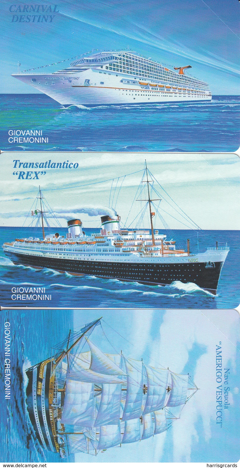 SAN MARINO - Great Ships - 1st Series-RSM 120,121,122, Tirage 4000, Mint - San Marino