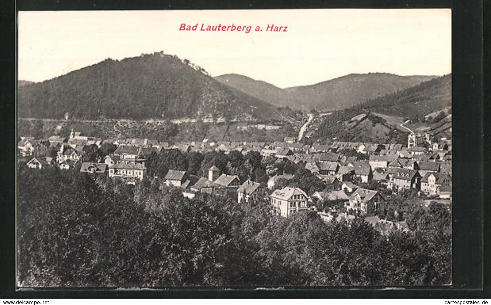 AK Bad Lauterberg A. Harz, Ortsansicht - Bad Lauterberg