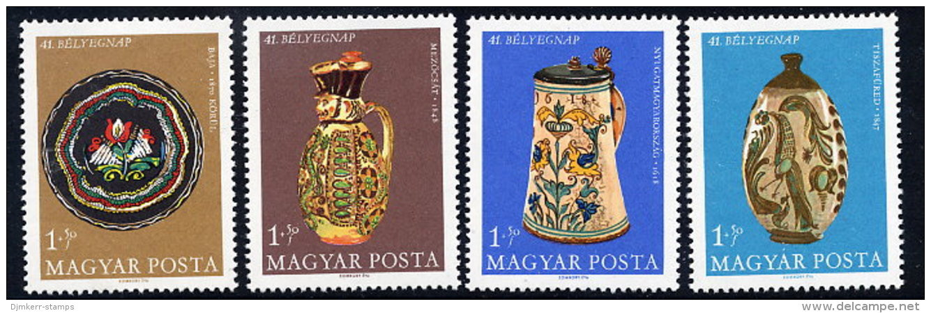 HUNGARY 1968 Stamp Day Set MNH / **.  Michel 2443-46 - Ungebraucht