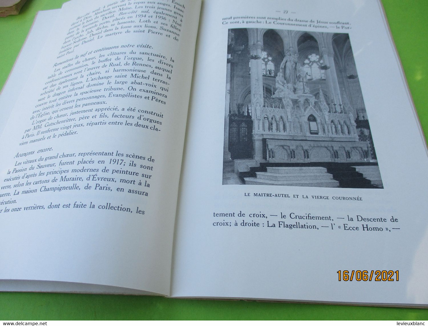Petite Histoire De Notre-Dame De MONTLIGEON/La Chapelle Montligeon/ORNE/Imprimerie/1959                CAN856 - Godsdienst & Esoterisme