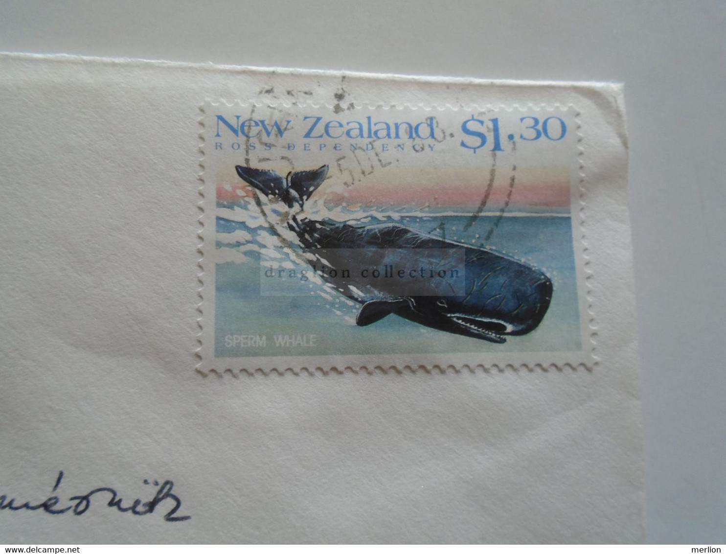 AD049.25 New Zealand -Cover Ca 1980 Stamp Whale - Briefe U. Dokumente