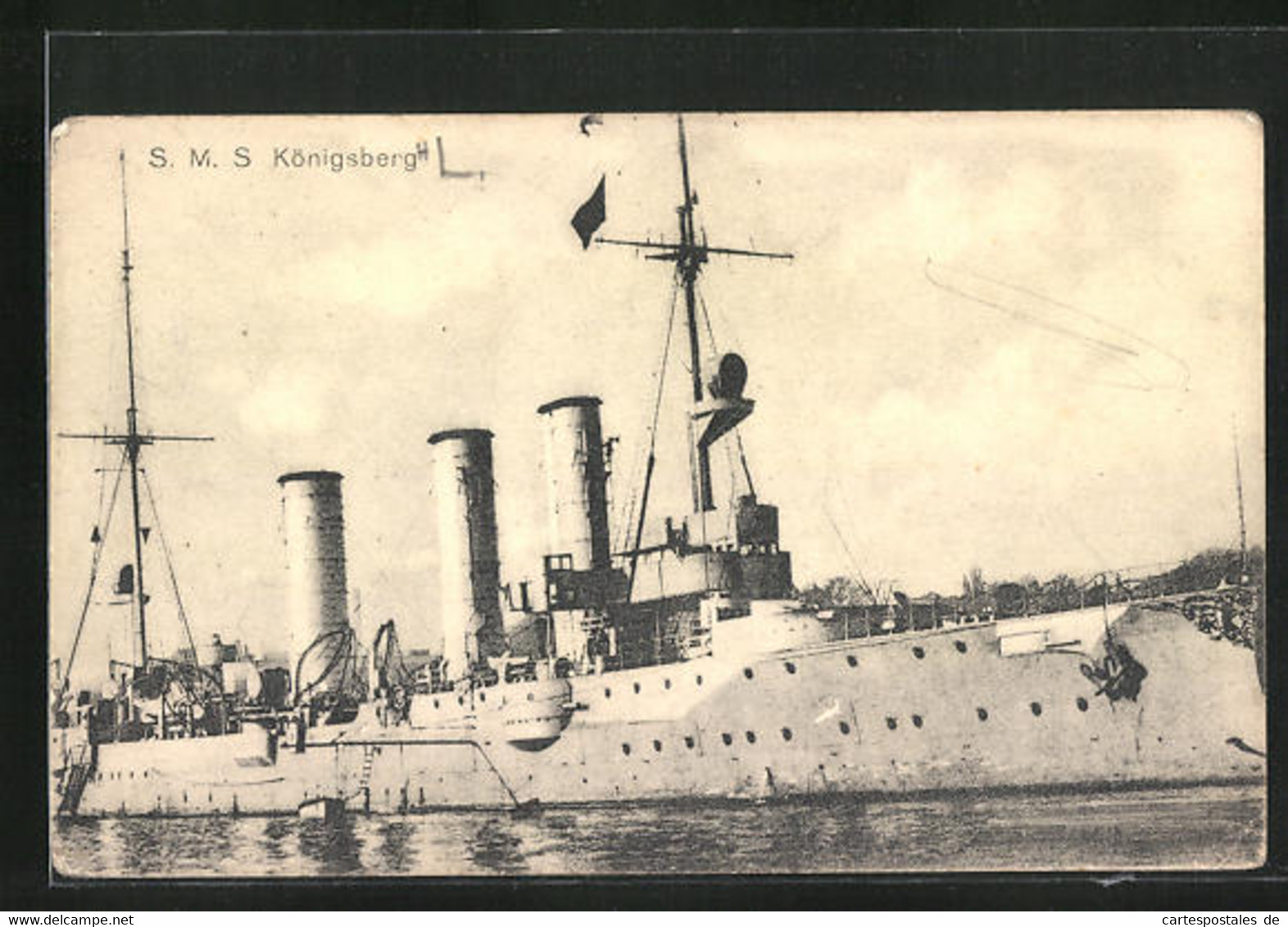 AK S.M.S. Königsberg, Totalansicht - Warships