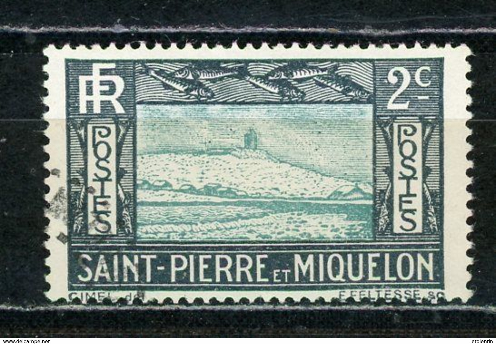 SAINT PIERRE ET MIQUELON - PAYSAGE -   N° Yt 137 Obli. - Usados