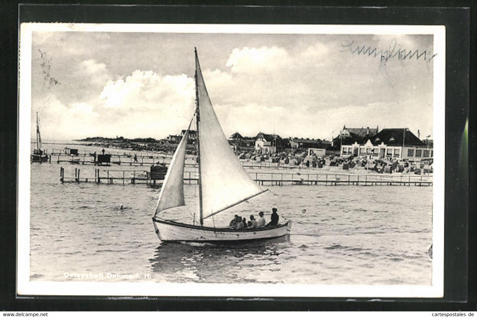 AK Dahme I. Holst., Segelboot In Strandnähe - Dahme