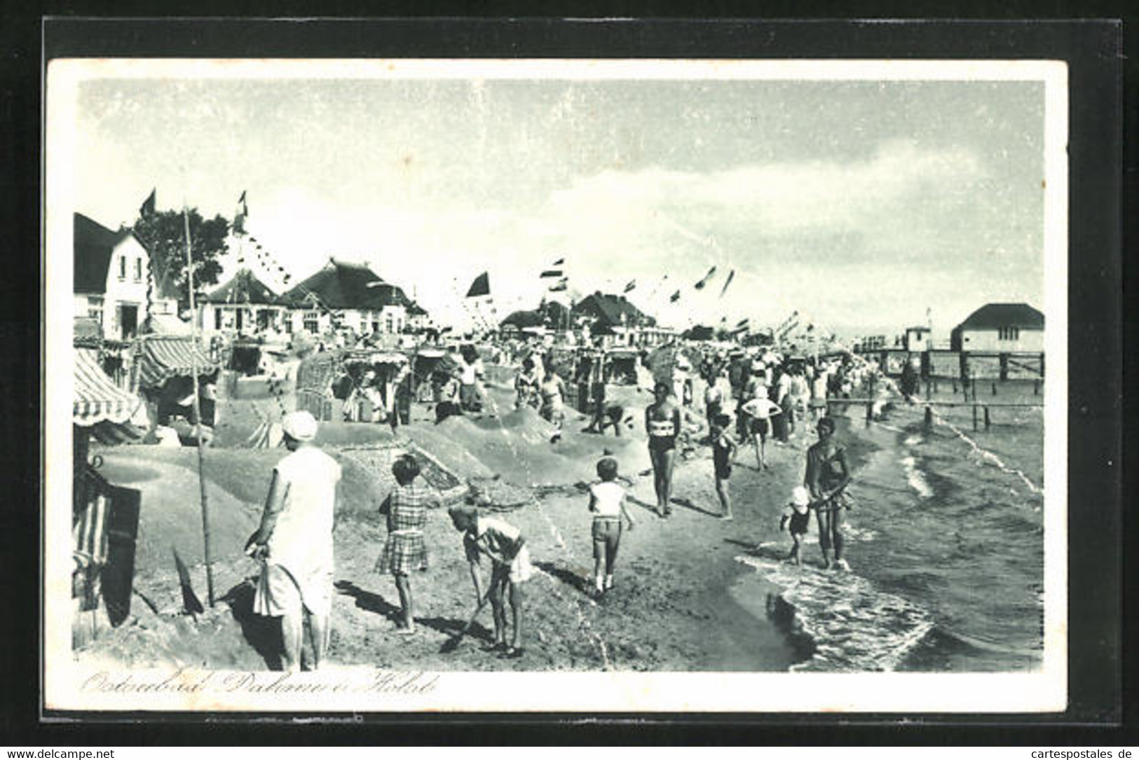 AK Dahme I. Holst., Strandleben - Dahme